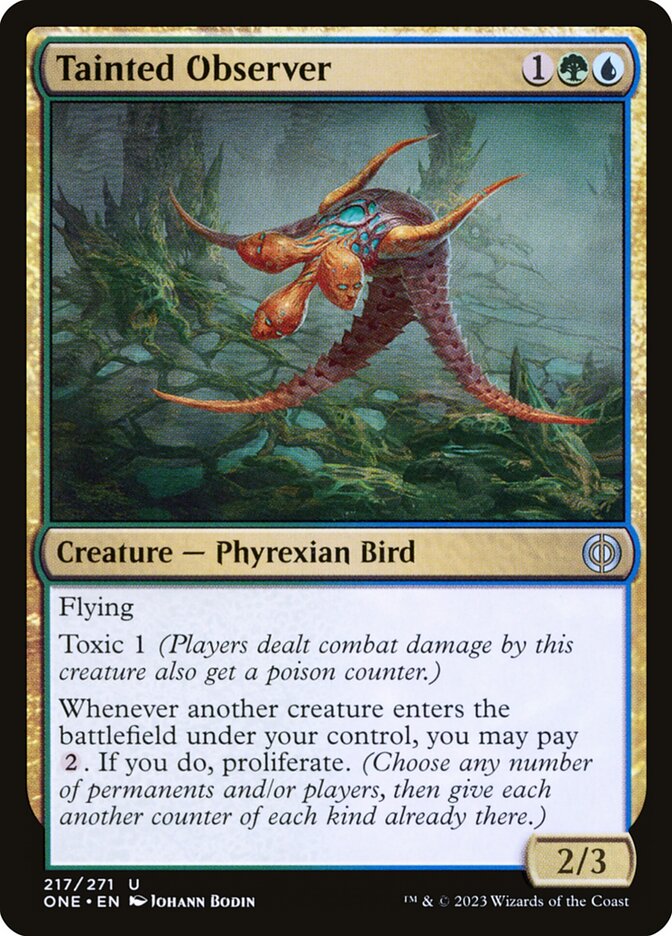 Magic the Gathering Card - Tainted Observer - MTG Circle