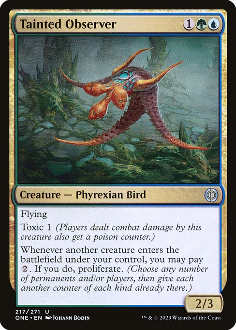 Magic the Gathering Card - Tainted Observer - MTG Circle