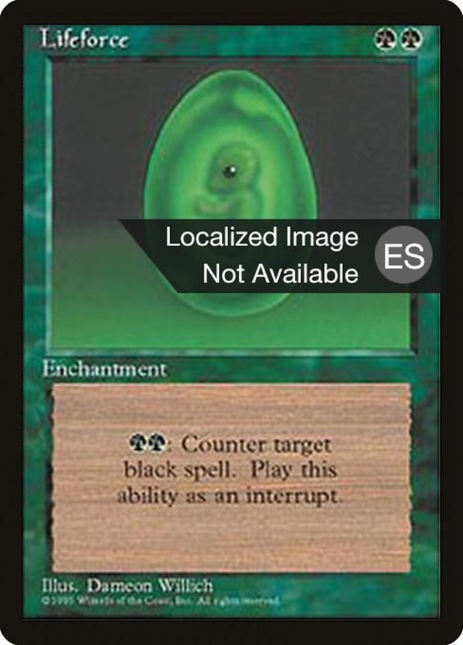 Magic the Gathering Card - Lifeforce - MTG Circle