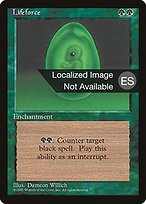 Magic the Gathering Card - Lifeforce - MTG Circle