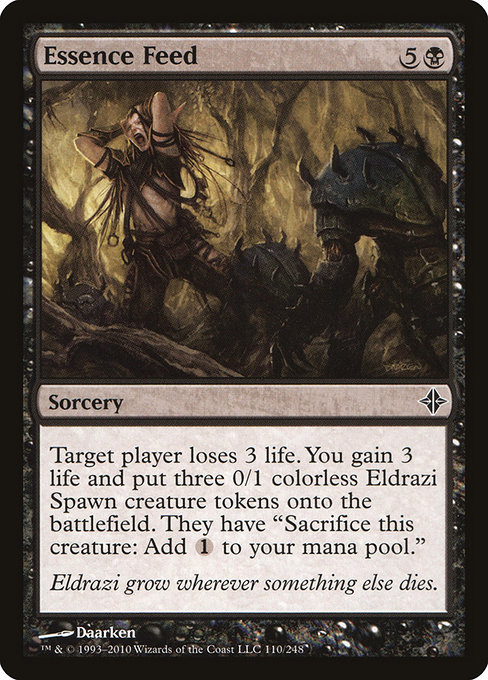 Magic the Gathering Card - Essence Feed - MTG Circle