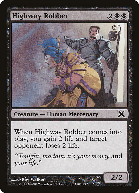 Magic the Gathering Card - Highway Robber - MTG Circle