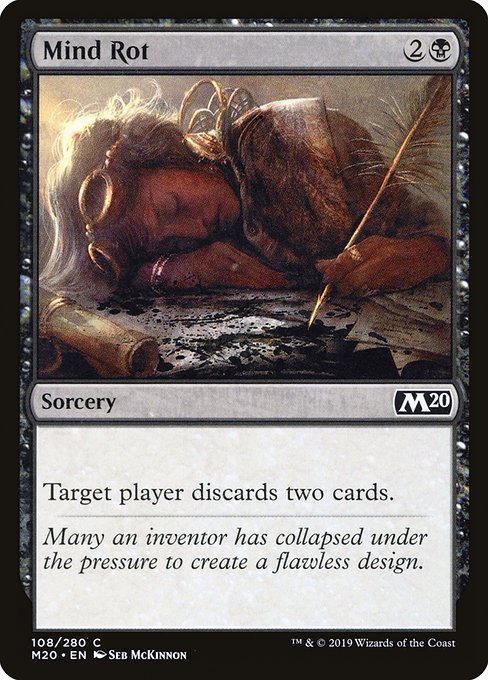 Magic the Gathering Card - Mind Rot - MTG Circle