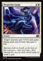 Magic the Gathering Card - Desperate Lunge - MTG Circle