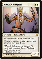 Magic the Gathering Card - Auriok Champion - MTG Circle