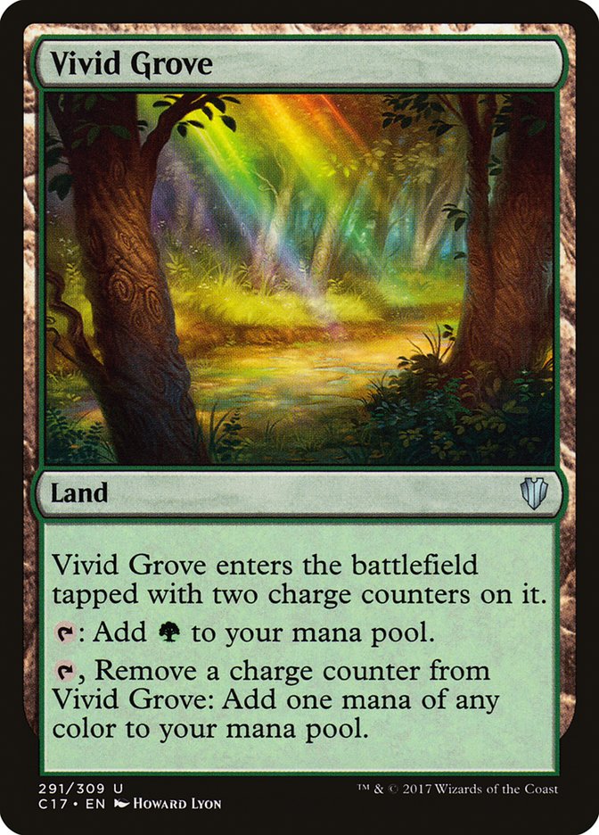 Magic the Gathering Card - Vivid Grove - MTG Circle