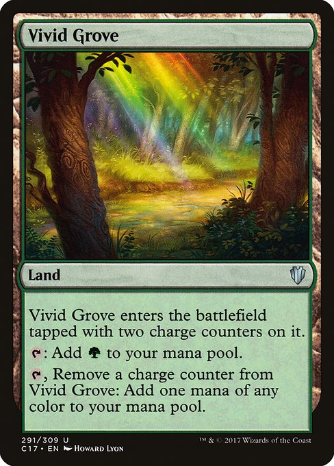 Magic the Gathering Card - Vivid Grove - MTG Circle