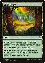 Magic the Gathering Card - Vivid Grove - MTG Circle