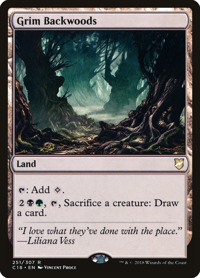 Magic the Gathering Card - Grim Backwoods - MTG Circle
