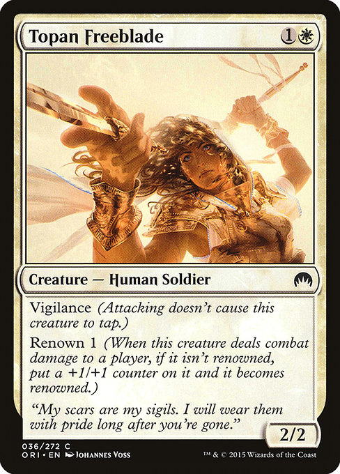 Magic the Gathering Card - Topan Freeblade - MTG Circle