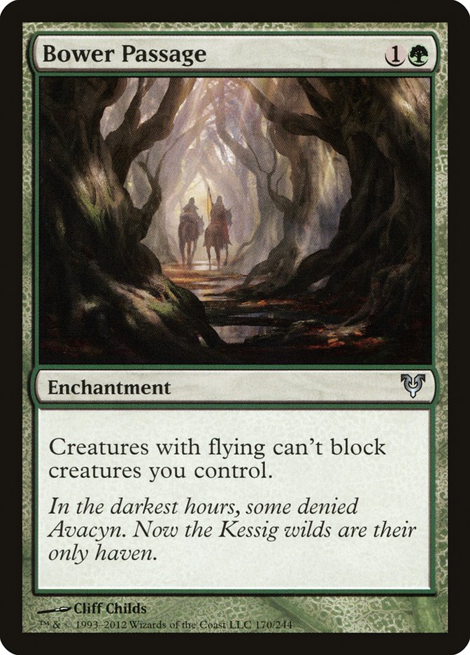 Magic the Gathering Card - Bower Passage - MTG Circle
