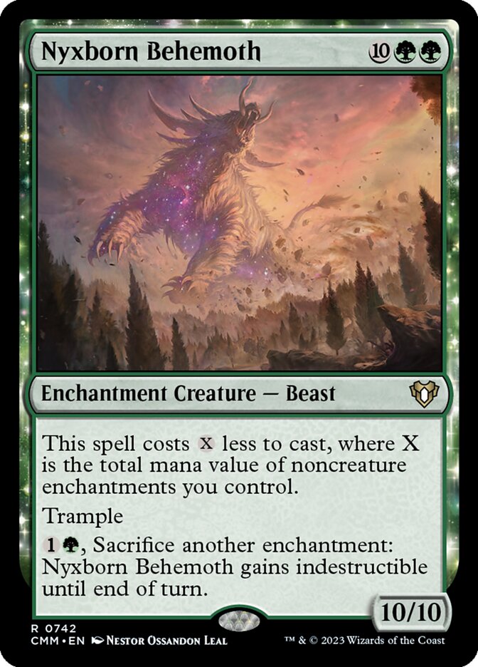 Magic the Gathering Card - Nyxborn Behemoth - MTG Circle