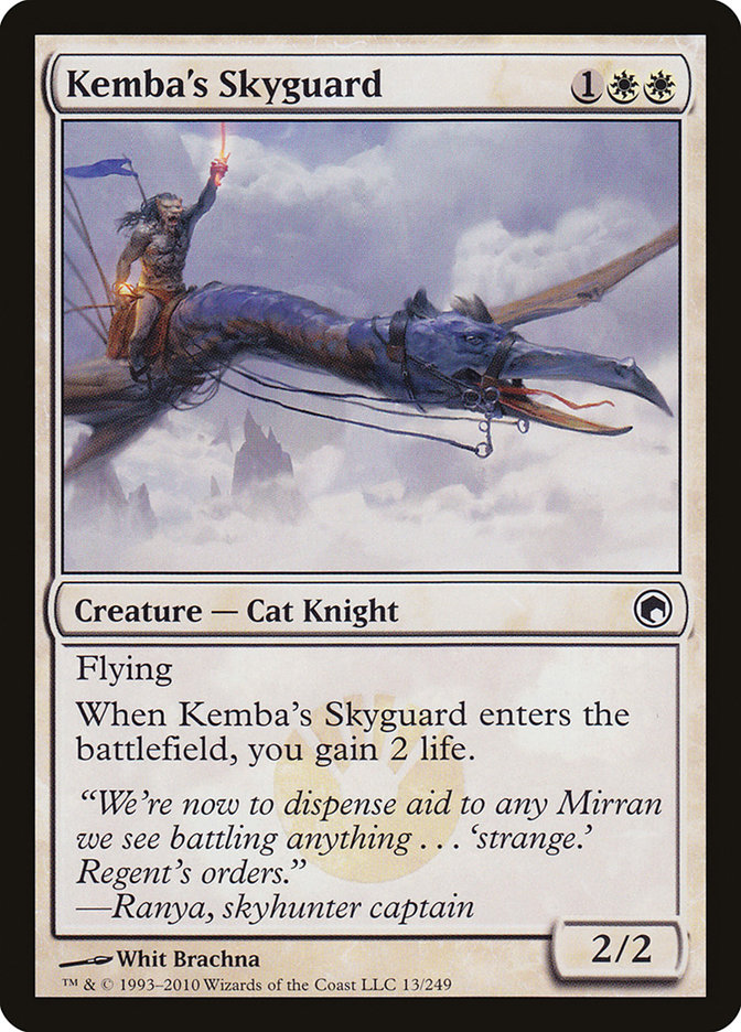 Magic the Gathering Card - Kemba's Skyguard - MTG Circle
