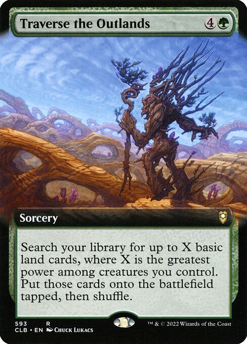 Magic the Gathering Card - Traverse the Outlands - MTG Circle