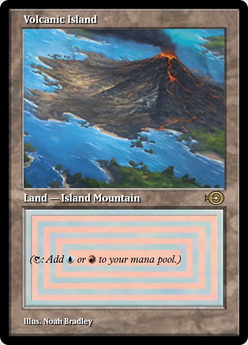 Magic the Gathering Card - Volcanic Island - MTG Circle
