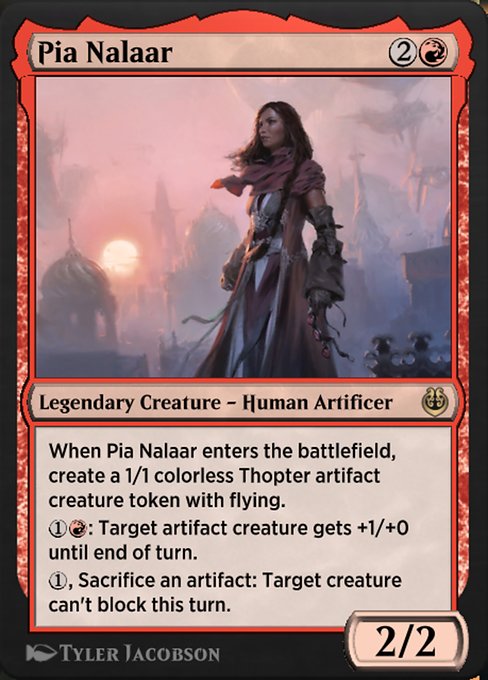 Magic the Gathering Card - Pia Nalaar - MTG Circle