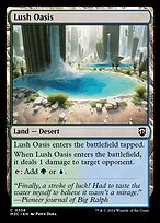 Magic the Gathering Card - Lush Oasis - MTG Circle