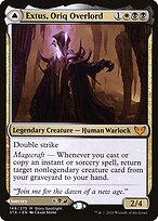 Magic the Gathering Card - Extus, Oriq Overlord // Awaken the Blood Avatar - MTG Circle