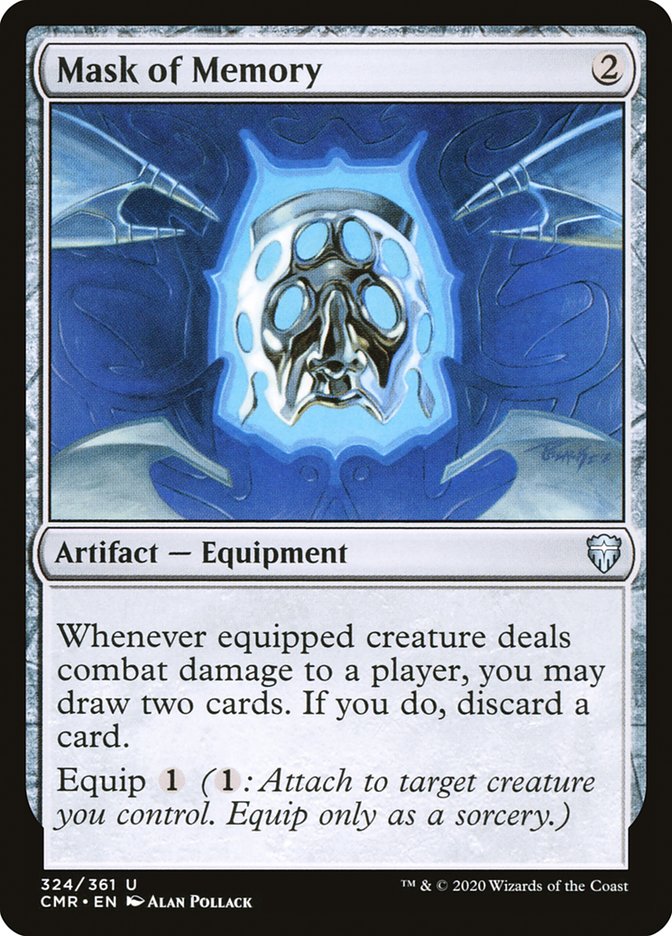 Magic the Gathering Card - Mask of Memory - MTG Circle