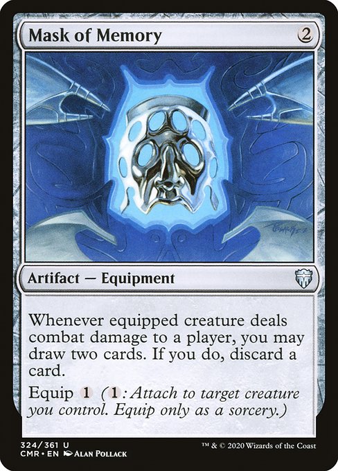 Magic the Gathering Card - Mask of Memory - MTG Circle