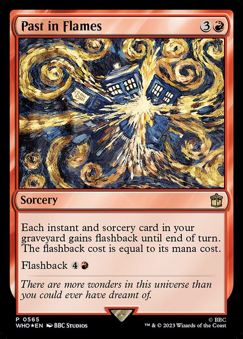 Magic the Gathering Card - Past in Flames - MTG Circle