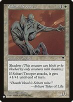 Magic the Gathering Card - Soltari Trooper - MTG Circle