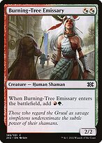 Magic the Gathering Card - Burning-Tree Emissary - MTG Circle