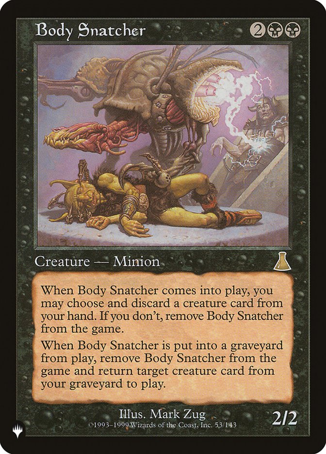 Magic the Gathering Card - Body Snatcher - MTG Circle