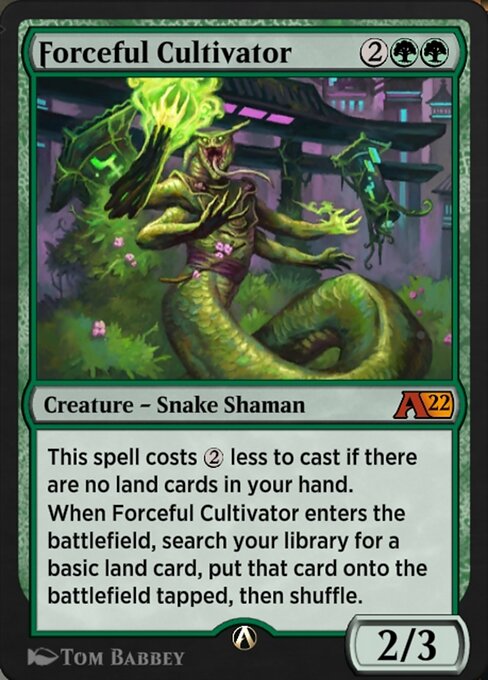 Magic the Gathering Card - Forceful Cultivator - MTG Circle