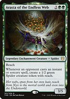Magic the Gathering Card - Arasta of the Endless Web - MTG Circle