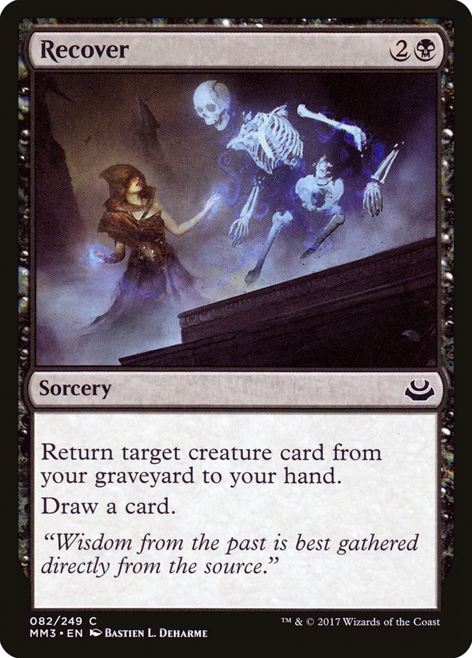 Magic the Gathering Card - Recover - MTG Circle
