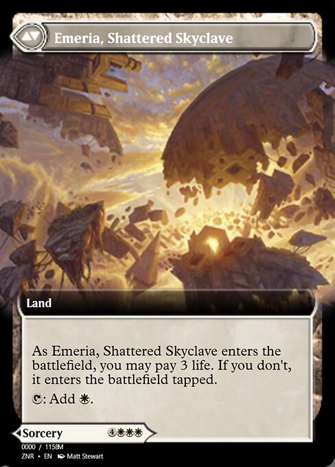 Magic the Gathering Card - Emeria, Shattered Skyclave - MTG Circle