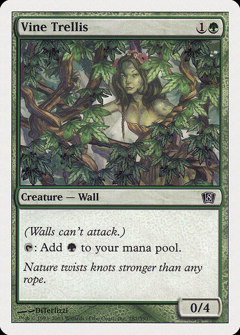 Magic the Gathering Card - Vine Trellis - MTG Circle
