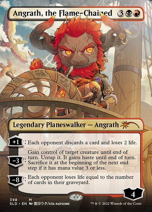 Magic the Gathering Card - Angrath, the Flame-Chained - MTG Circle