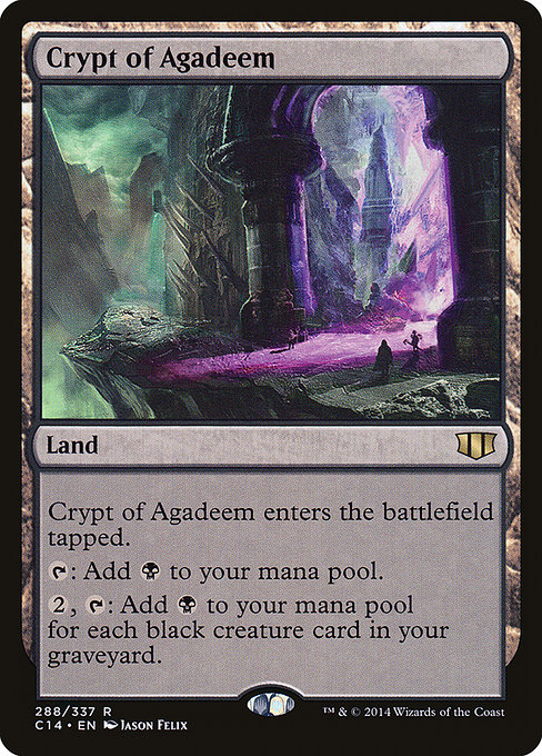 Magic the Gathering Card - Crypt of Agadeem - MTG Circle