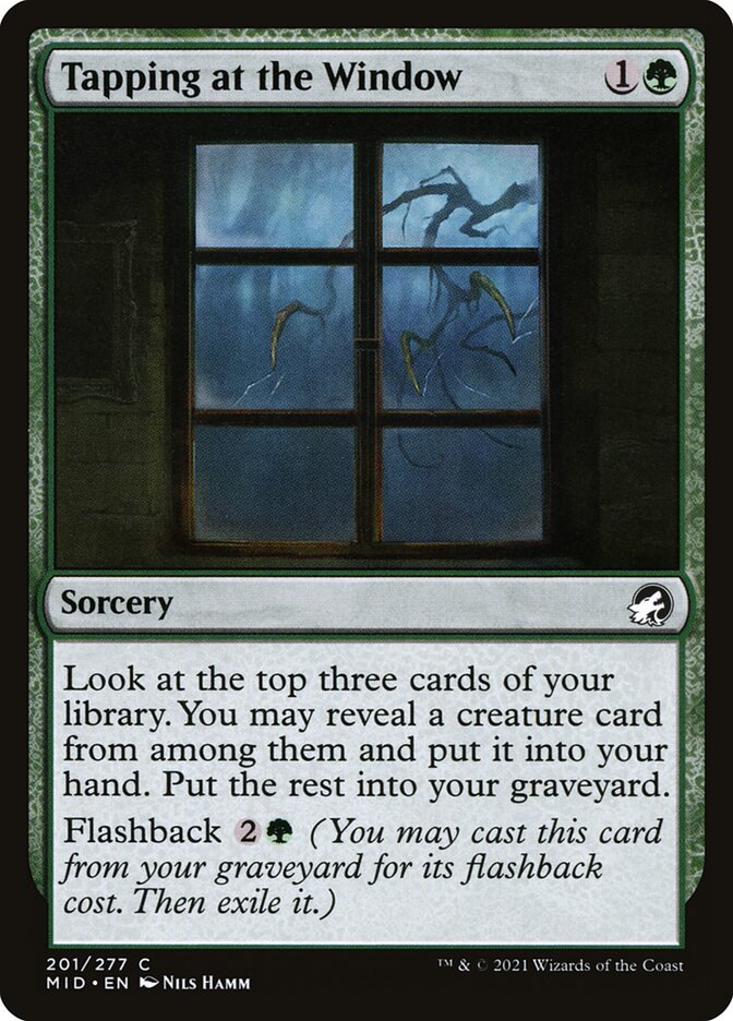 Magic the Gathering Card - Tapping at the Window - MTG Circle