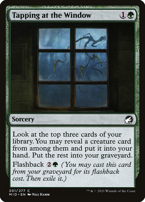 Magic the Gathering Card - Tapping at the Window - MTG Circle