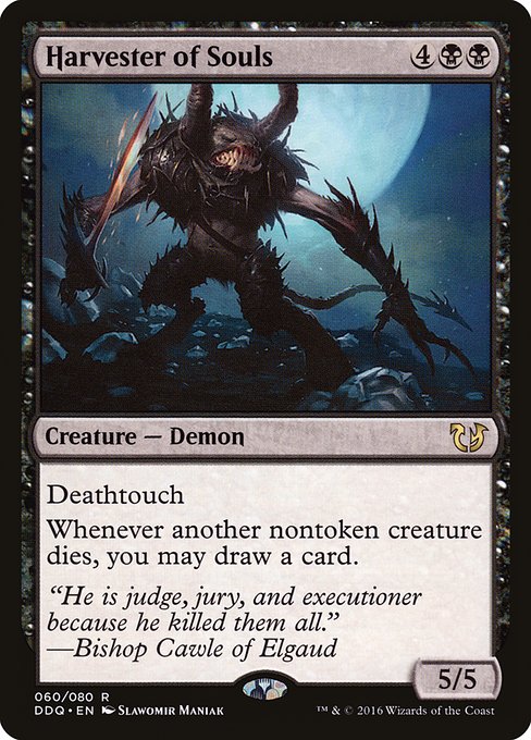 Magic the Gathering Card - Harvester of Souls - MTG Circle