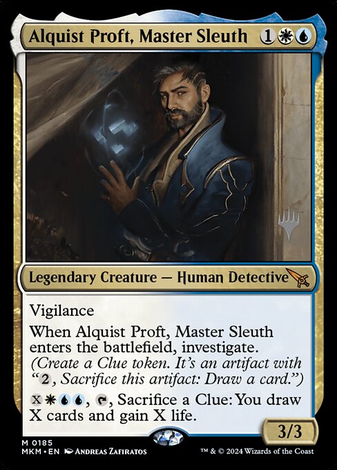 Magic the Gathering Card - Alquist Proft, Master Sleuth - MTG Circle