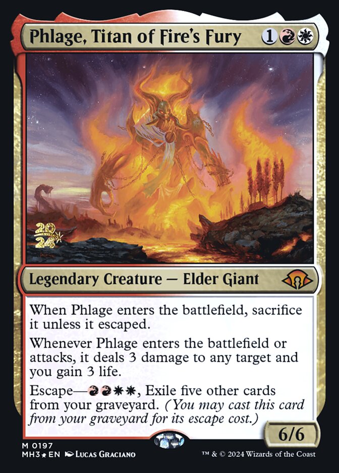 Magic the Gathering Card - Phlage, Titan of Fire's Fury - MTG Circle