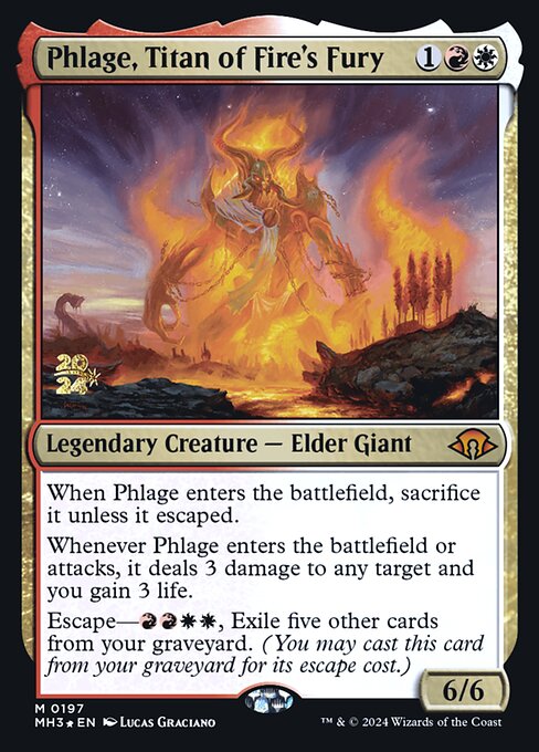 Magic the Gathering Card - Phlage, Titan of Fire's Fury - MTG Circle