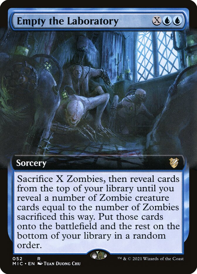 Magic the Gathering Card - Empty the Laboratory - MTG Circle