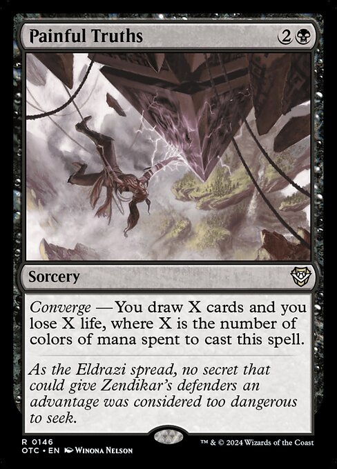 Magic the Gathering Card - Painful Truths - MTG Circle