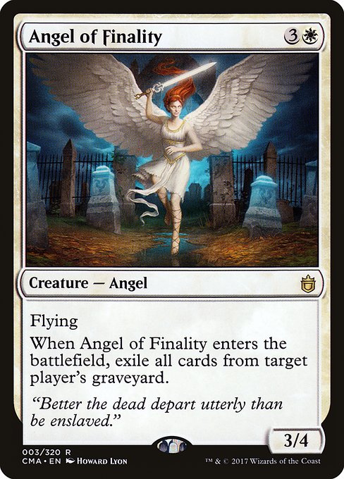 Magic the Gathering Card - Angel of Finality - MTG Circle