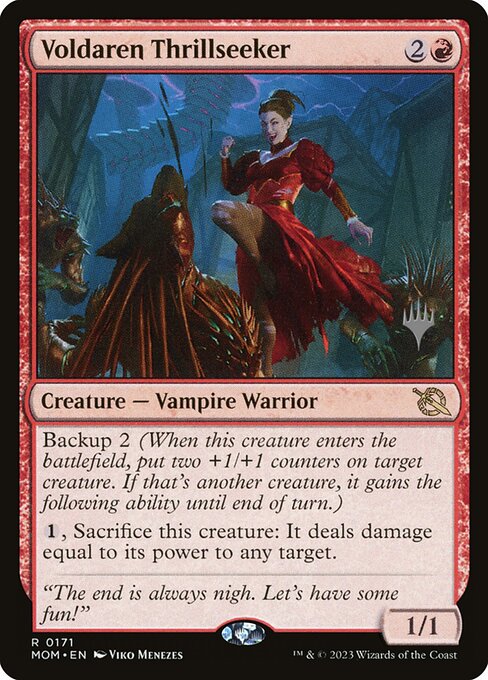 Magic the Gathering Card - Voldaren Thrillseeker - MTG Circle