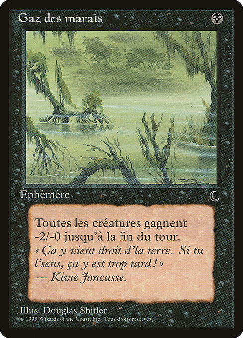 Magic the Gathering Card - Marsh Gas - MTG Circle