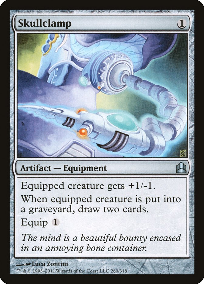 Magic the Gathering Card - Skullclamp - MTG Circle