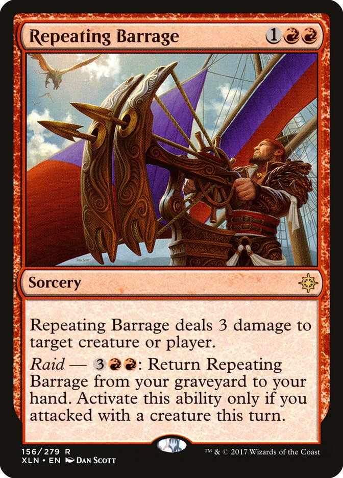 Magic the Gathering Card - Repeating Barrage - MTG Circle