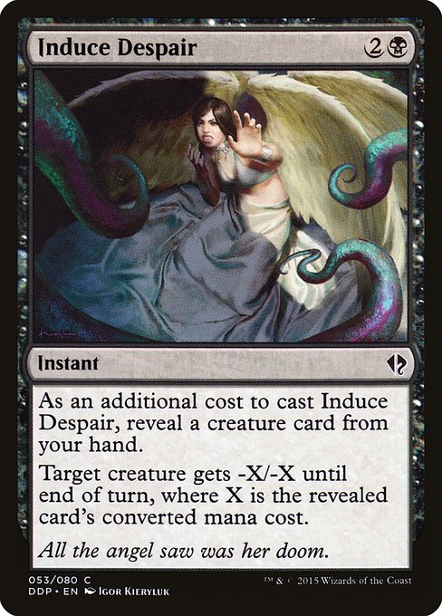 Magic the Gathering Card - Induce Despair - MTG Circle