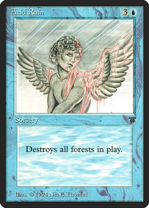 Magic the Gathering Card - Acid Rain - MTG Circle